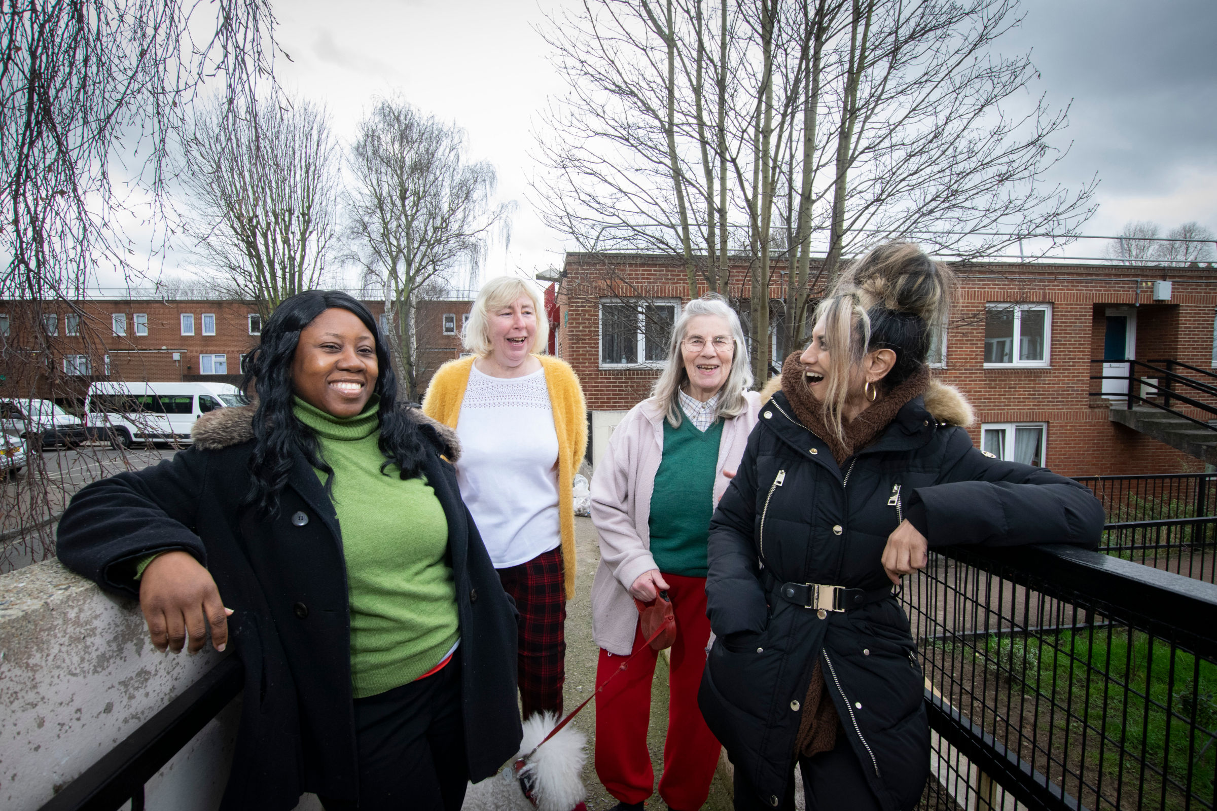 Camden residents at Webheath Estate